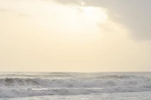 Beach at the time of sunset. Stock Photos