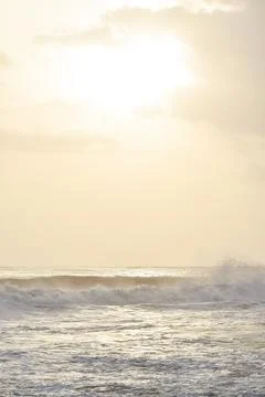 Beach at the time of sunset. Stock Photos