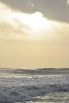 Beach at the time of sunset. Stock Photos