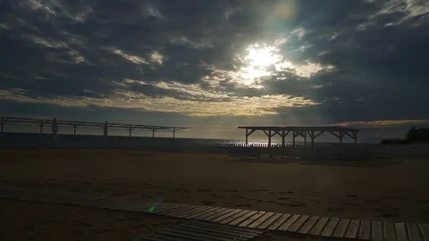 Beach timelapse 库存影片 110429625