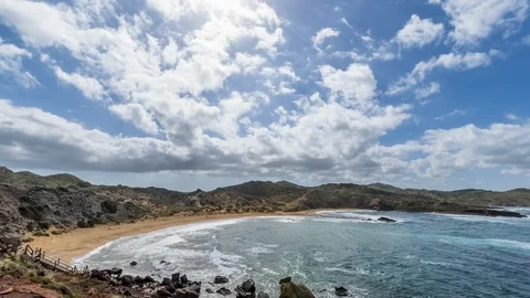 Beach Timelapse Stock Footage 119536976