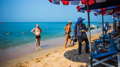 Beach timelapse sand Stock Footage 39373184