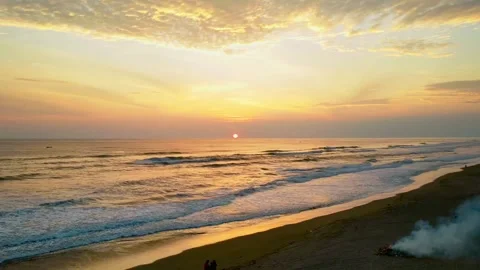 Beach Timelapse Sunset Stock Footage 147000152