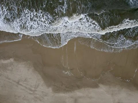 Beach Top View Stock Photos