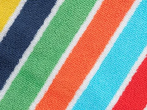 Beach towel background Stock Photos