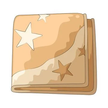 Beach towel illustration Illustrazione stock