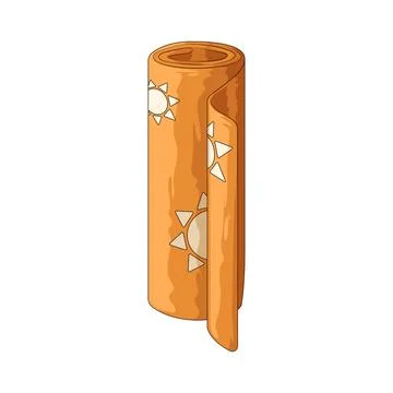 Beach towel illustration Stock Illustration