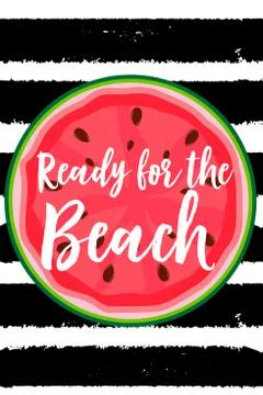 Beach towels design template. Vector Illustration Illustrazione stock