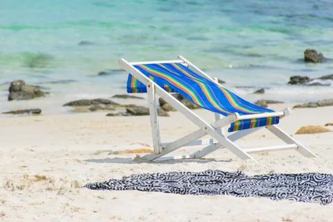 Beach towels Stock Photos