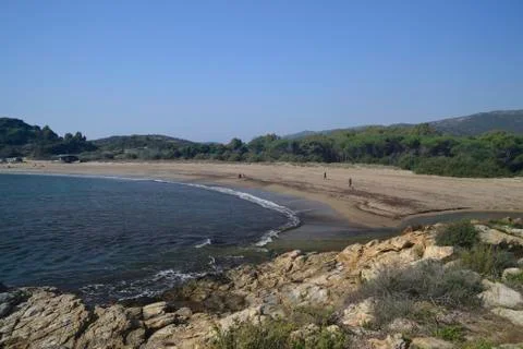 Beach of Tower Chia Stock-Fotos