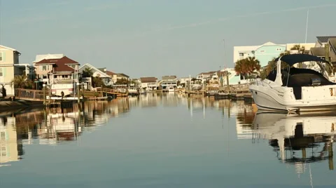 BEACH TOWN PRIVATE HARBOR Video stock 46243197