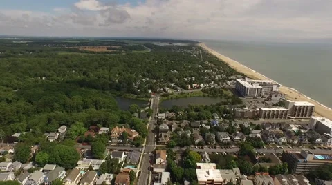 Beach Town USA 360 Stock Footage 51445367