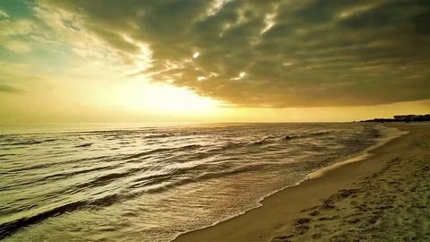 Beach Tranquility Stock Footage 75967876