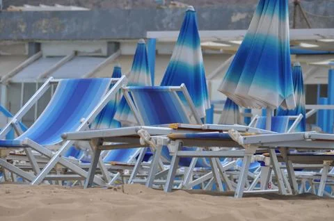 The beach in Trapani Stock Photos