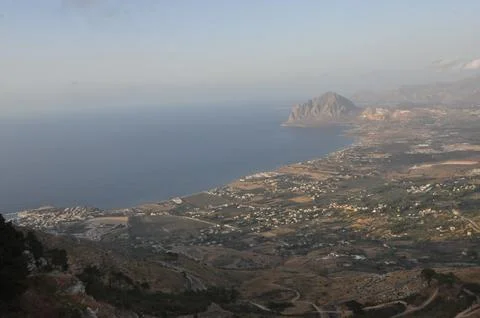 The beach in Trapani Stock-Fotos
