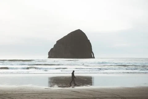 Beach Trek Foto stock