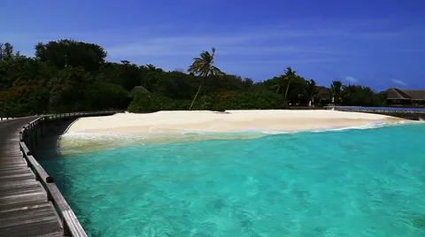 Beach trestle Stock Footage 42117045