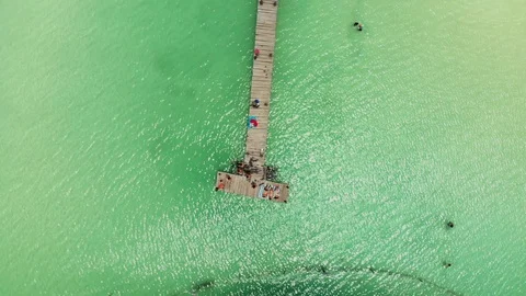 Beach Tulum Mexico Drone 4K Stock Footage 117220747