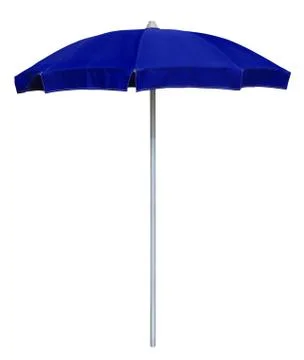 Beach umbrella - blue Stock Photos