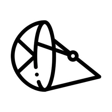 Beach Umbrella Canoeing Icon Vector Illustration Stock Illustration
