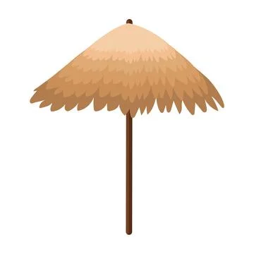 Beach umbrella design Illustrazione stock