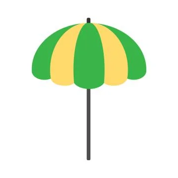 Beach Umbrella Icon 스톡 일러스트