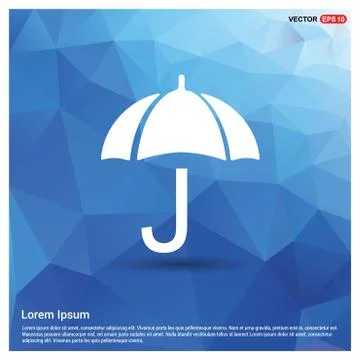 Beach umbrella icon 스톡 일러스트