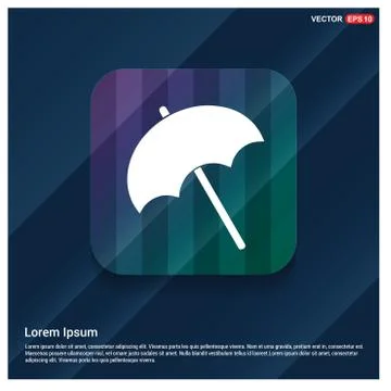 Beach Umbrella Icon イラスト素材
