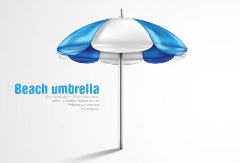 Beach umbrella Stockillustratie