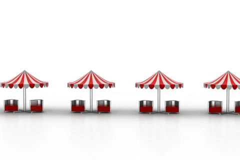 Beach umbrella Free Stock Illustration