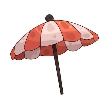 Beach Umbrella illustration Stockillustratie