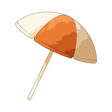 Beach Umbrella illustration イラスト素材