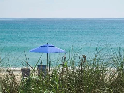 Beach umbrella Stock Photos
