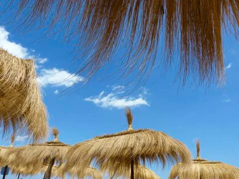 Beach umbrella Stock Photos