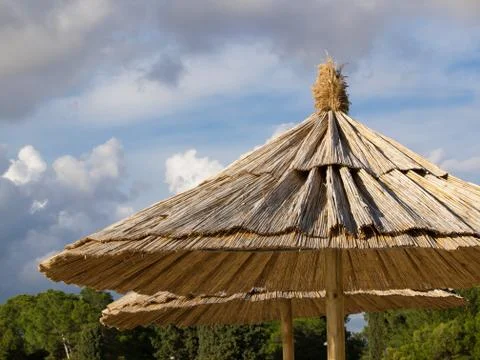 Beach umbrella Stock Photos