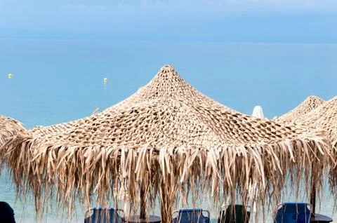 Beach umbrella Stock Photos