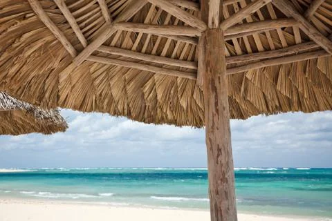 Beach umbrella Stock Photos