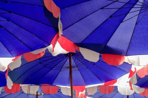 Beach umbrella Stock Photos
