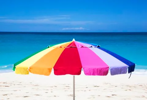Beach umbrella Stock Photos