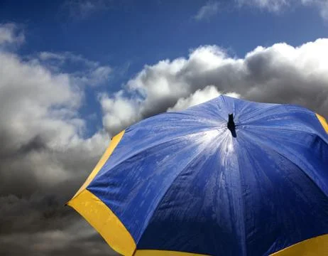 Beach umbrella Stock Photos