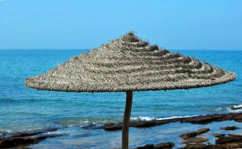 Beach umbrella Stock Photos