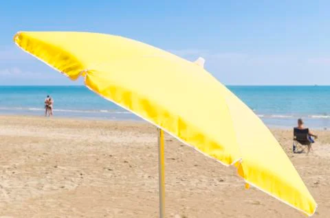 Beach umbrella Foto stock
