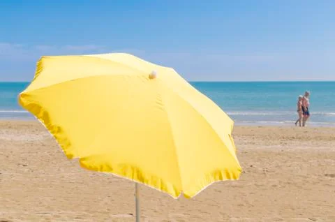 Beach umbrella Stock Photos