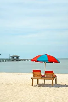 Beach Umbrella Stock Photos