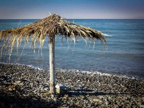 Beach umbrella Stock Photos