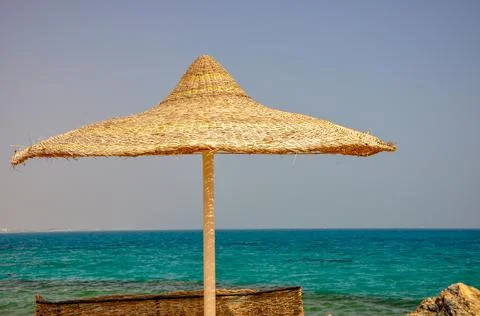 Beach umbrella Stock Photos