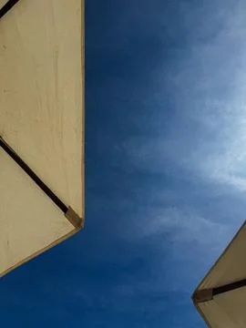 A beach umbrella Foto stock