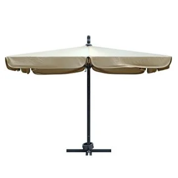 Beach umbrella, top view Stock Illustration