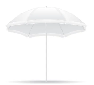 Beach umbrella vector illustration Illustrazione stock