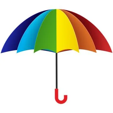 Beach umbrella vector summer sun parasol icon イラスト素材